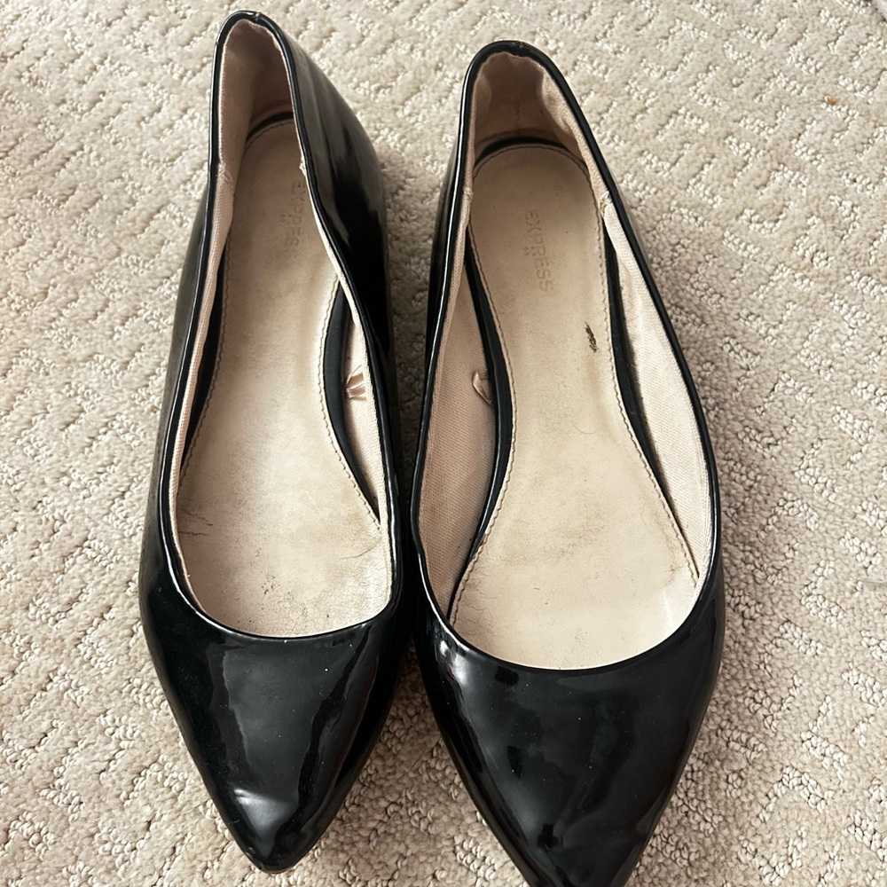 express pointed ballet flats